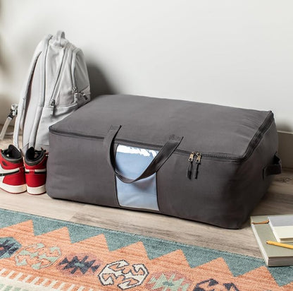 Soft Canvas Storage Bags with Zipper. Thick Breathable - Image 8