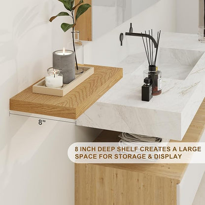 Fun Memories Floating Shelves, 8 Inch Deep Floating Shelves - Image 4