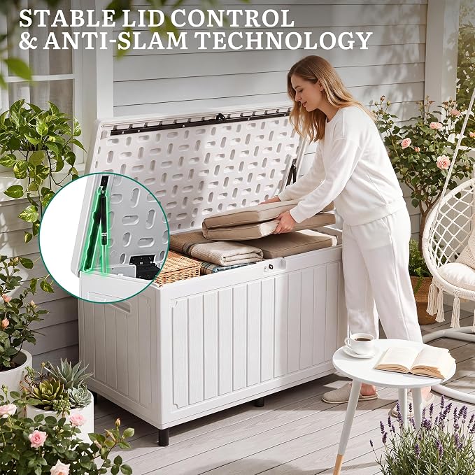 YITAHOME 90 Gallon Outdoor Storage Box - Image 7
