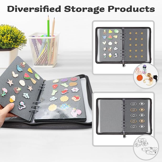 Enamel Pin Display Book Pin Collection Binder Holder Trading Book - Image 3