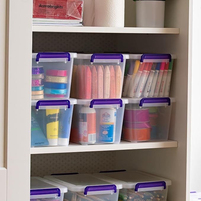 IRIS USA 5 Qt. Plastic Craft Storage Container Bins - Image 4