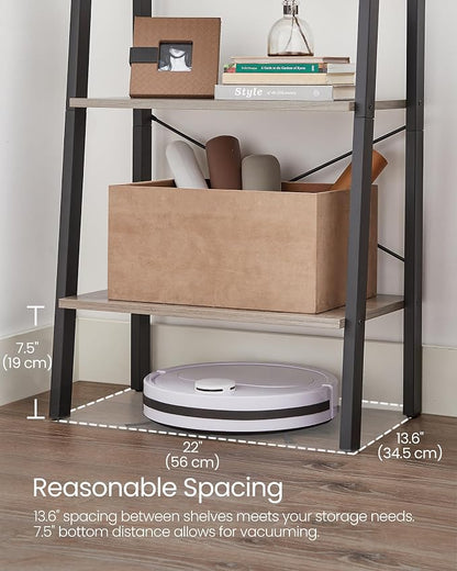VASAGLE Ladder Shelf, 4-Tier Bookshelf, Storage Rack, Bookcase - Image 8