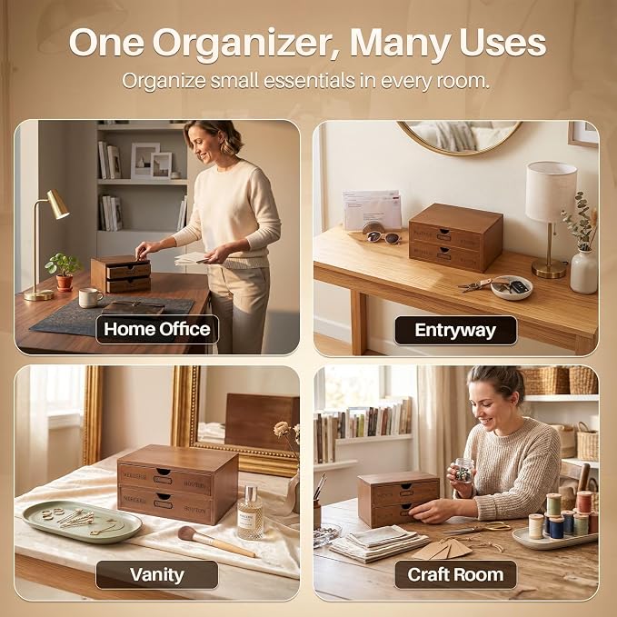 Flexzion Wooden Storage Box - Image 9