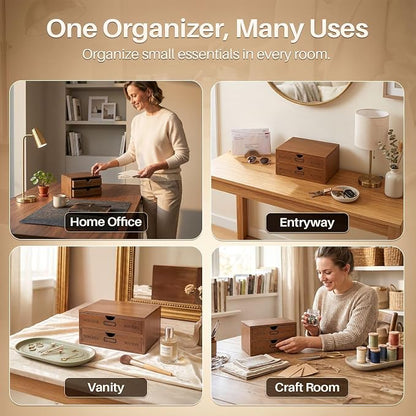 Flexzion Wooden Storage Box - Image 9