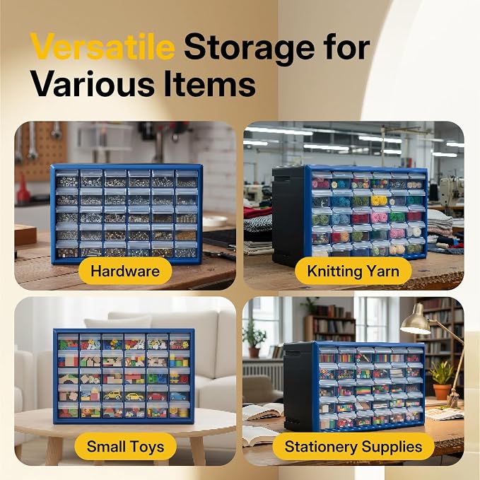 NORTHSKY 30-Drawer Plastic Drawer Storage Cabinet - Image 4
