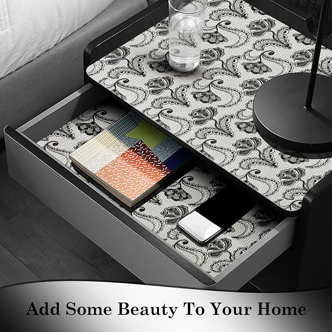 Drawer and Shelf Liner, Non-Slip Kitchen Cabinet Liners Non-Adhesive Thick - Image 2