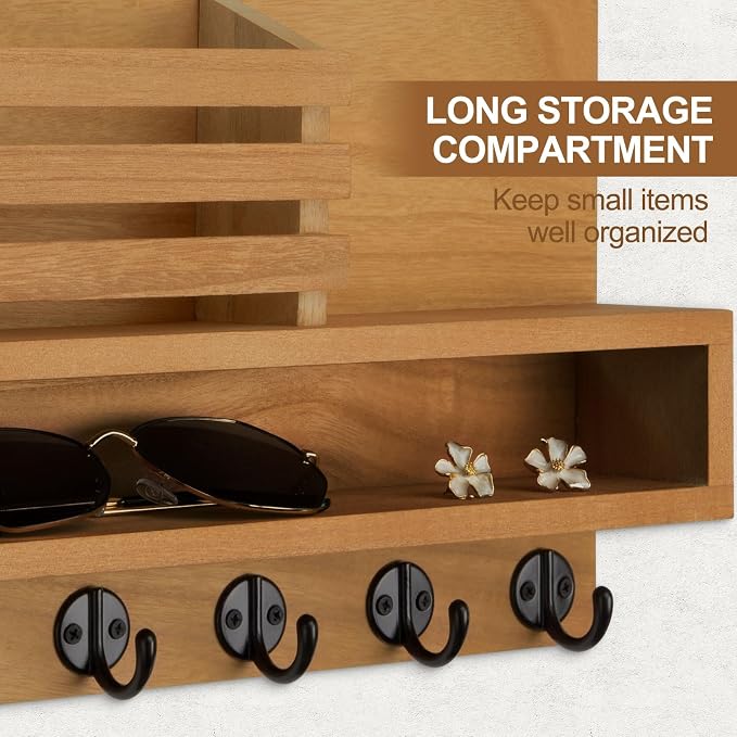 Key and Mail Holder Wall Mount, Key Hanger - Image 3