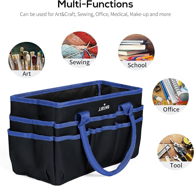 Jjring Fundamental Organizer 600D Nylon Artist Tote Bag - Image 3