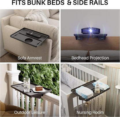 JOYMOOP Clip-On Bedside Shelf for Bunk Beds, Dorm Room Essentials, Bedside Caddy - Image 5