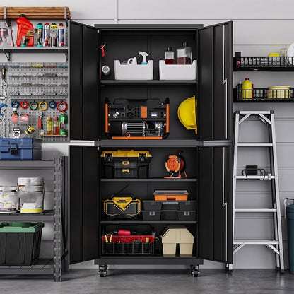 Letaya Metal Garage Storage Cabinet - Image 7