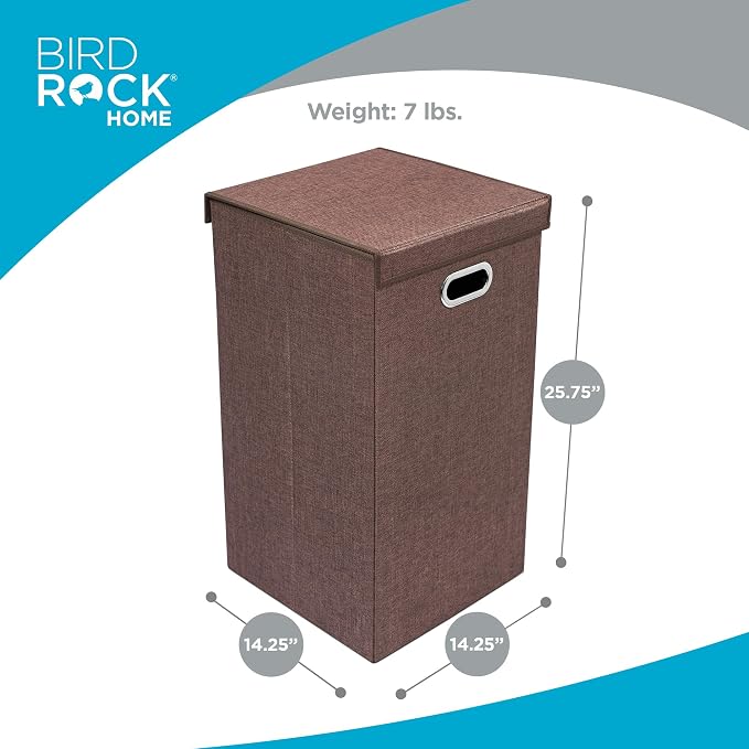 BIRDROCK HOME Single Laundry Hamper - Image 2