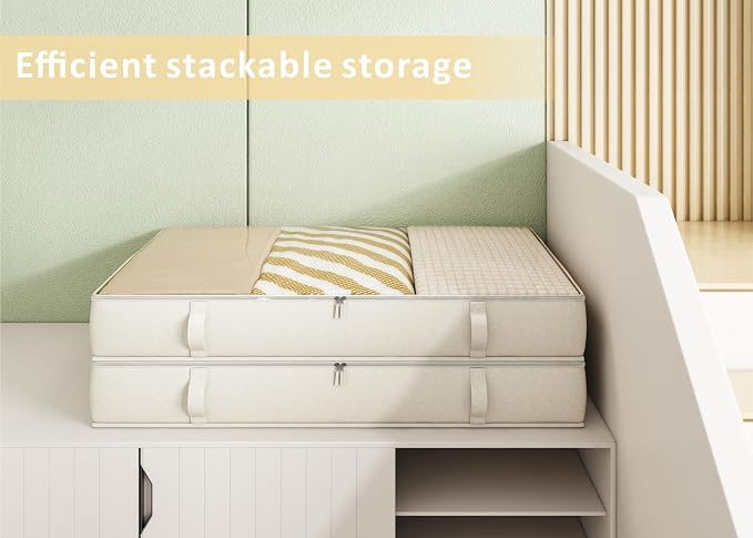 Vailando Storage Containers, 6 Inches Tall 60L Underbed Storage Bins - Image 7