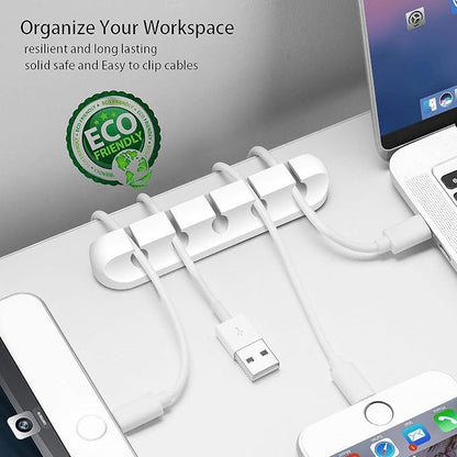 Cord Holder Cable Organizer Clips – Self Adhesive Cord Organizer - Image 2