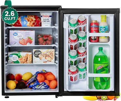 roomwell E-Star 2.6 Cu Ft Mini Fridge without Freezer by Innovationleadmorecomfort