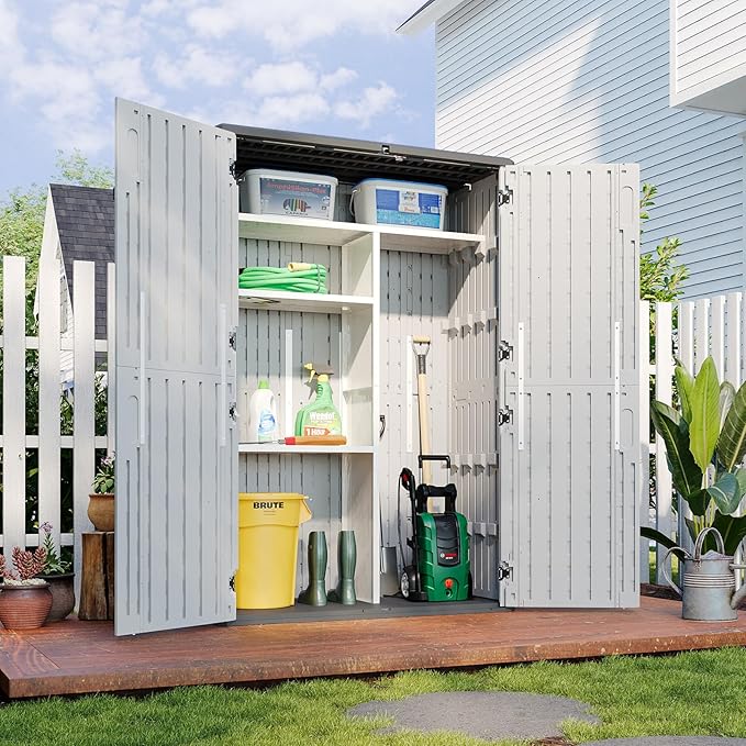 Aoxun Outdoor Resin Storage Shed by Aoxun