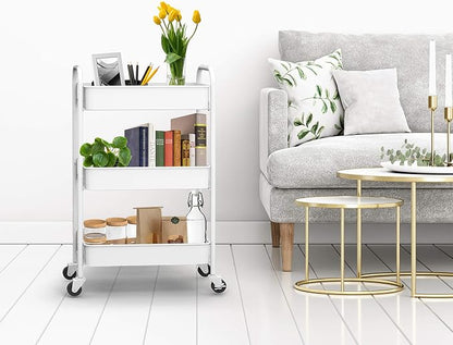 CAXXA 3-Tier Rolling Metal Storage Organizer - Image 6