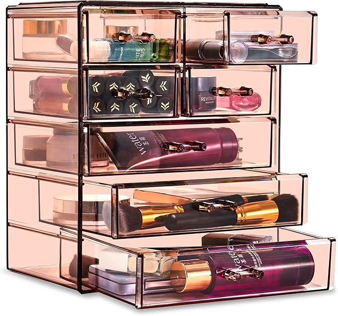 Sorbus Acrylic Clear Makeup Organizer - Image 5