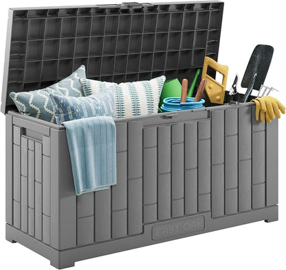 EAST OAK Outdoor Storage Box, 60 Gallon Deck Box Indoor and Outdoor Use by EASTOAK