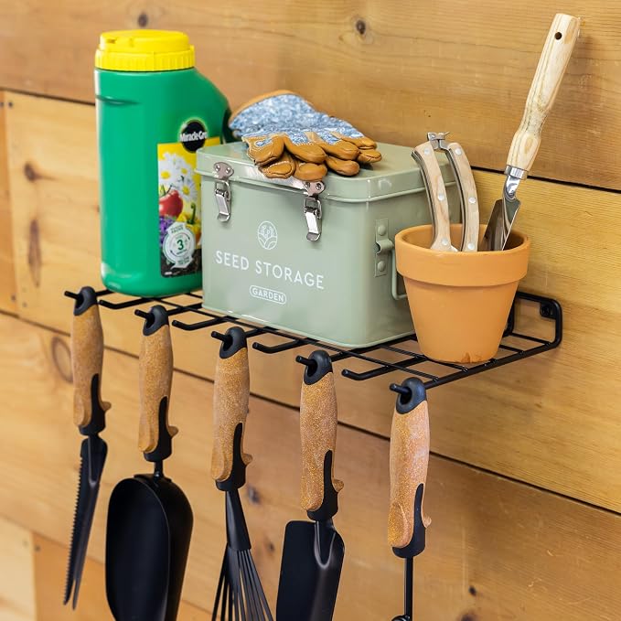 StoreYourBoard Gardening Hand Tools Organizer, Wall Mount Storage Shelf by StoreYourBoard
