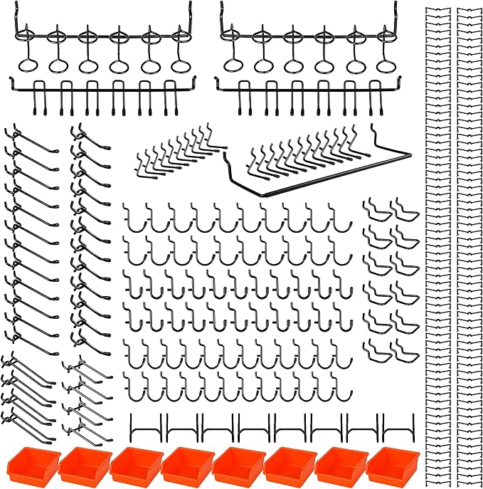 296 PCS Extra Thick Pegboard Hooks by Hogurity