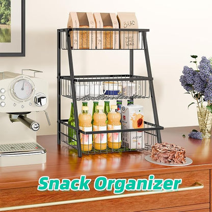 Simple Trending 3-Tier Trapezoidal Fruit Basket - Image 6