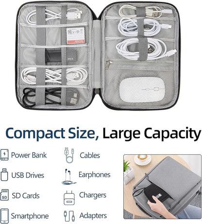 Cord Organizer Travel Case, Cable Organizer Bag - Image 3