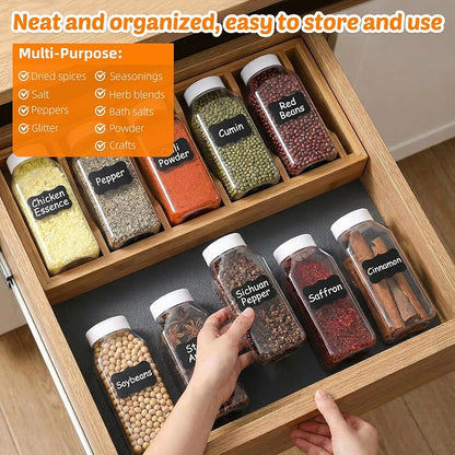 Mifoci 28 Pack 16 oz Plastic Spice Jars - Image 6