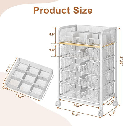 5-Tier Craft Organizer Cart - Image 4