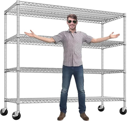 75.6" H Storage Shelves 2500LBS Garage Shelving Unit by REIBII