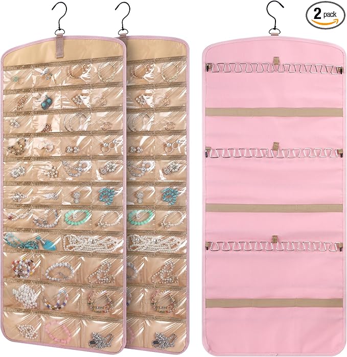 2 Pack Hanging Jewelry Organizer Storage by Unknown