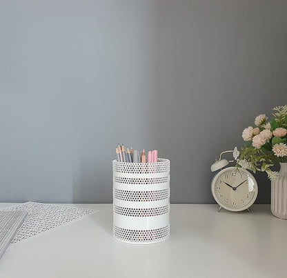 Metal Hook Wall Mounted Pen Pencil Holder, Office Desk Organizer - Image 4