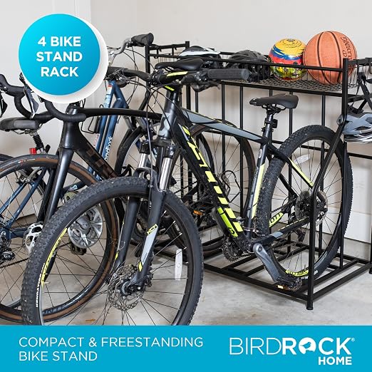 BIRDROCK HOME Bike Rack Garage Storage Floor Stand - Image 4