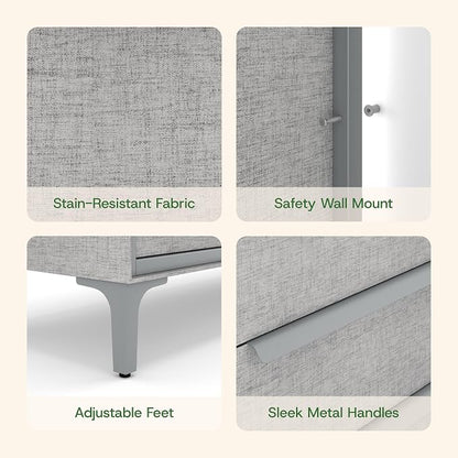 Naima Premium Fabric Dresser - Image 7