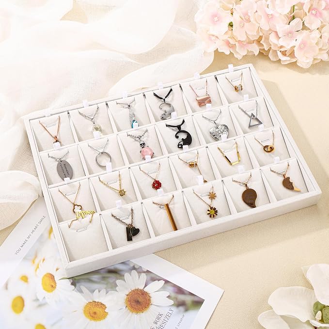 24 Grids Stackable Jewelry Tray Organizer - Image 6