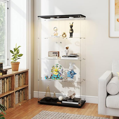 Tempered Glass Display Cabinet by Zevemomo