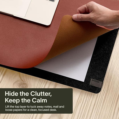 Nordik Felt and Leather Desk Mat - Image 2