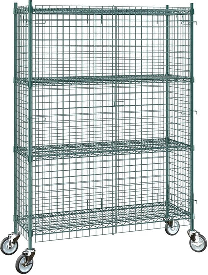 18"x48"x70" Metal Wire Green Security Heavy Duty Commercial NSF Certified - Image 3