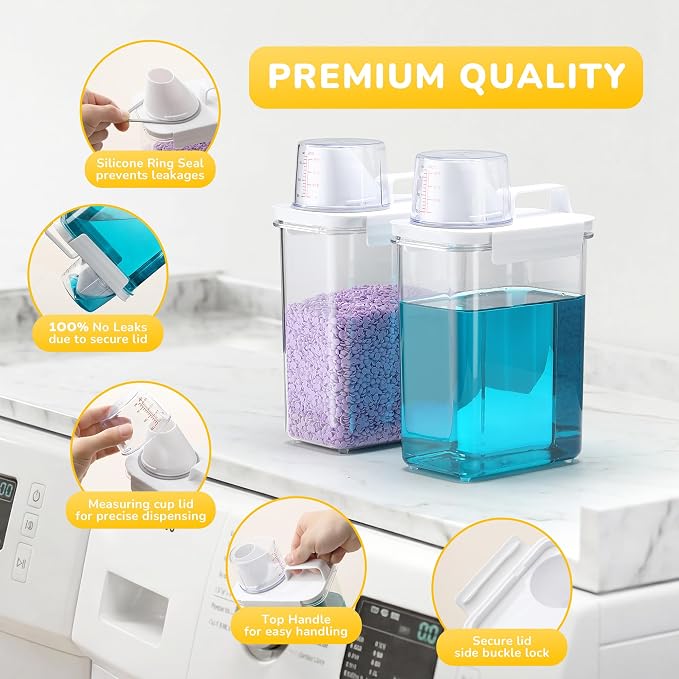 Trash Bag Dispenser Holder, 3-in-1 Laundry Detergent Dispenser Under Sink - Image 7