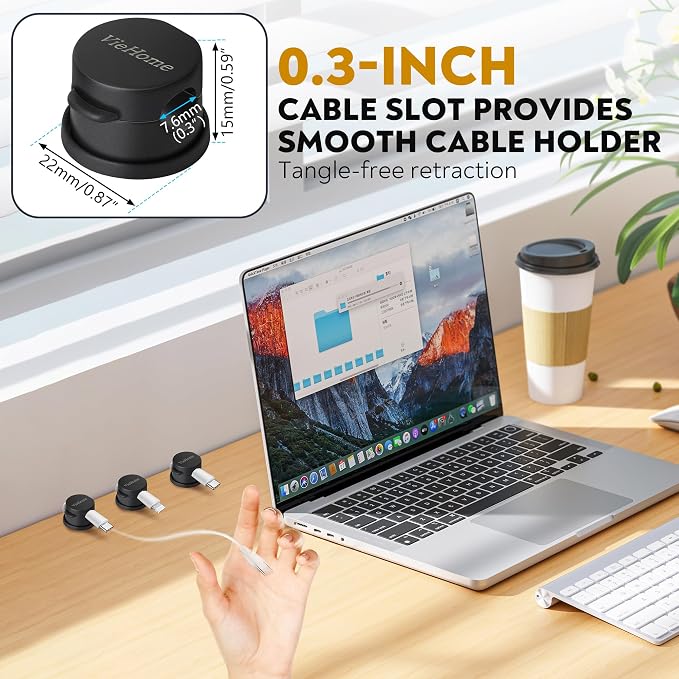 8 Pack Magnetic Cable Management Clips - Image 8
