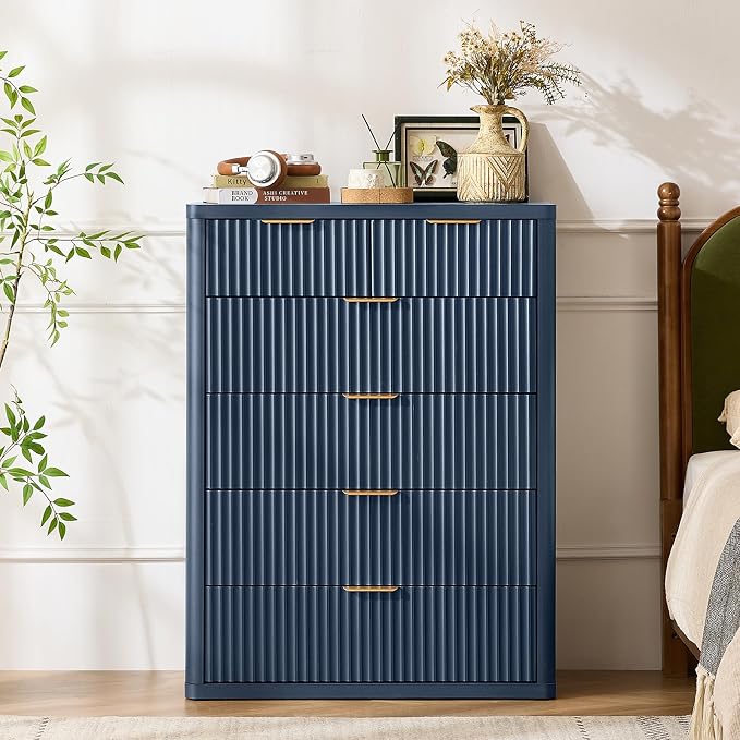 LEYAOYAO Fluted 6 Drawers Dresser - Image 5