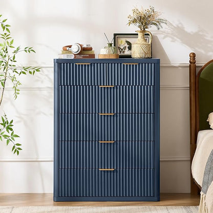 LEYAOYAO Fluted 6 Drawers Dresser - Image 5