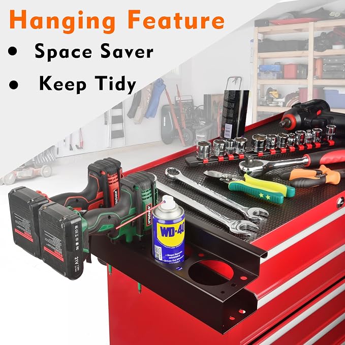 MUTUACTOR Heavy Duty Tools Organizer, Magnetic Mount Power Drill Driver Holder - Image 3