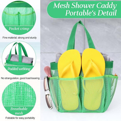 Hillban 4 Pcs Mesh Shower Caddy Portable Shower Caddy - Image 3