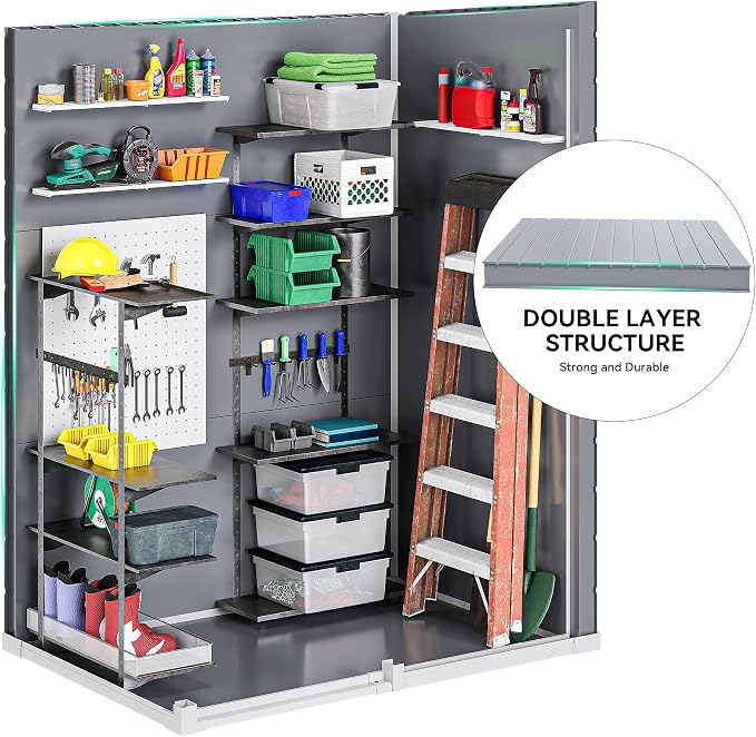 DWVO 5x3 FT Outdoor Storage Shed - Image 4