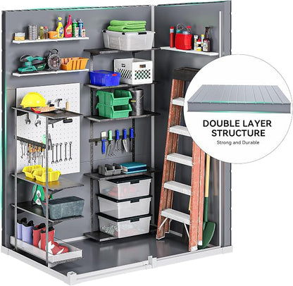DWVO 5x3 FT Outdoor Storage Shed - Image 4