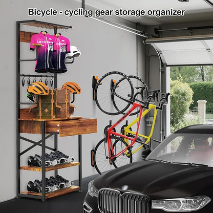 Motorcycle Helmet Holder Floor Standing, Sports Helmets, Boots & Accessories - Image 9