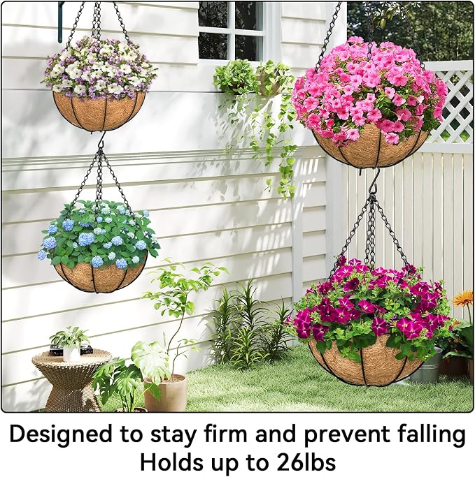 4 Pack, 16 Inch Hanging Basket Chain - Image 5