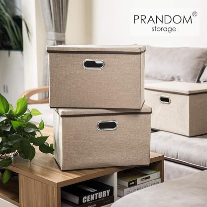 PRANDOM Large Collapsible Storage Baskets - Image 2