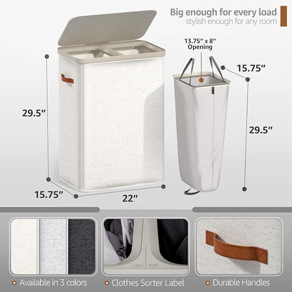 Sorbus Laundry Hamper with Lid - Image 2