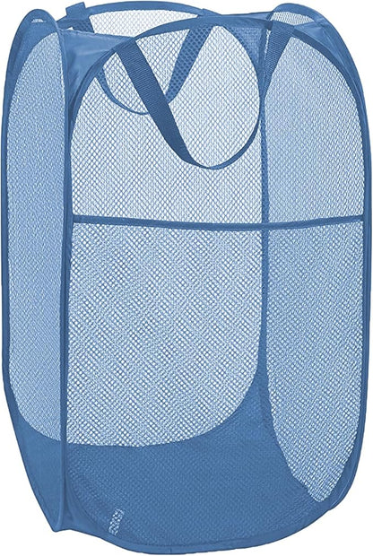 Mesh Pop Up Laundry Hamper for Cruise, Collapsible Laundry Basket Foldable - Image 8